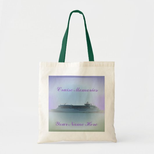 Tote Bag Souvenirs de croisière personnalisables (Devant)