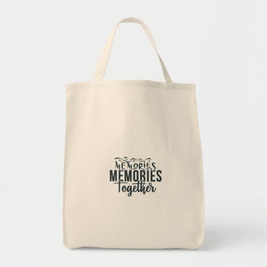 Tote Bag Souvenirs ensemble - Chercher chaque instant (Devant)