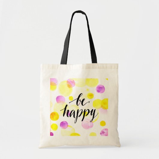 Tote Bag Soyez 2 heureux (Devant)