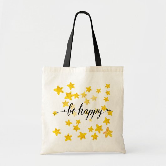 Tote Bag Soyez 3 heureux (Devant)