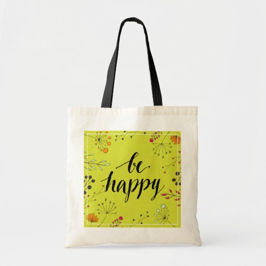 Tote Bag Soyez 5 heureux (Devant)