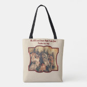 Tote Bag Soyez calme et sachez que je suis Dieu.Psaume 46:1 (Dos)