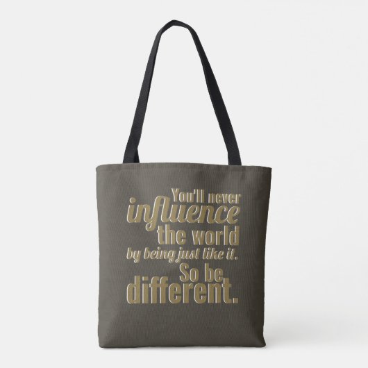 Tote Bag Soyez Différents (Dos)