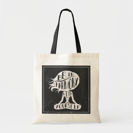 Tote Bag Soyez en harmonie avec vous-même (Devant)