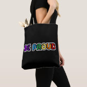 Tote Bag Soyez fier du Gay pride LGBT (De près)