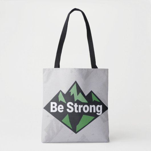 Tote Bag Soyez Fort Géométrique (Devant)