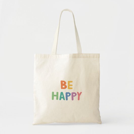 Tote Bag Soyez heureux (Devant)