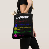 Tote Bag Soyez intelligent (De près)