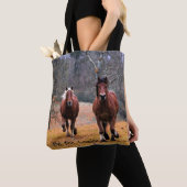 Tote Bag Soyez le chef de course des chevaux (De près)