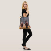Tote Bag Soyez le chef de course des chevaux (Sur le modèle)