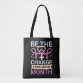 Tote Bag Soyez le Mois de l'histoire des femmes (Devant)