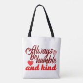 Tote Bag Soyez toujours humble et gentil BOSS LADY Boss Bab (Dos)