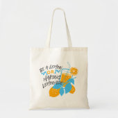 Tote Bag Soyez un citron ou confectionnez une limonade Ver  (Devant)
