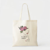 Tote Bag Soyez un T-shirt Rose sans crainte (Devant)