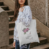 Tote Bag Soyez un T-shirt Rose sans crainte