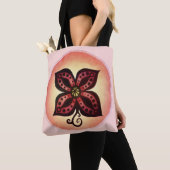 Tote Bag Soyez votre propre genre de fleur (De près)