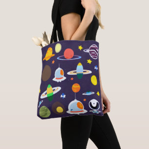 Tote Bag Space Planet Star Galaxy