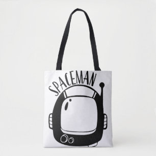 Tote Bag Spaceman Vintage