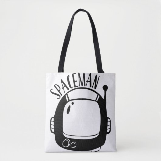 Tote Bag Spaceman Vintage (Devant)