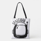 Tote Bag Spaceman Vintage (Dos)