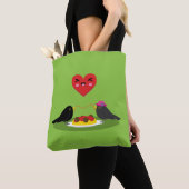 Tote Bag Spaghetti Meatballs Date romantique (De près)