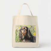 Tote Bag Spaniel Cavalier King Charles peint (Devant)