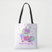 Tote Bag Sparkling Parties scintillant Unicorne Lire Son No (Devant)