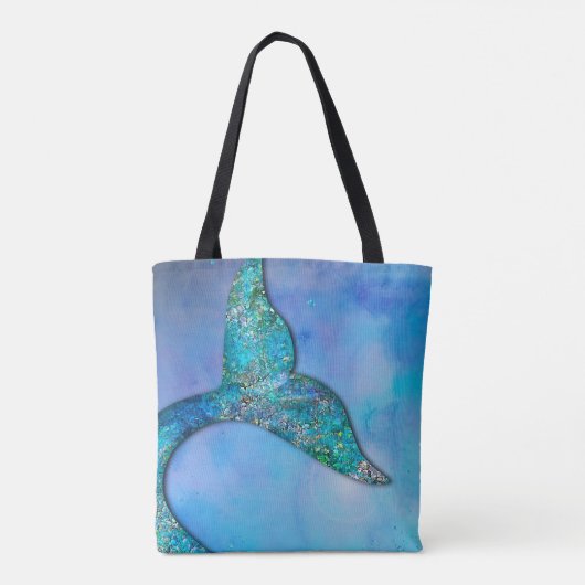 Tote Bag Sparkly Ocean Mermaid (Dos)