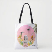 Tote Bag Spatules et faune (Devant)