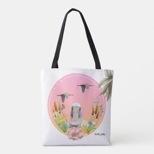 Tote Bag Spatules et faune (Dos)