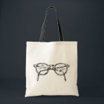Tote Bag Spectacles<br><div class="desc">Images vintage, art et éphémère remasterisées en vêtements, art et accessoires uniques. Toutes sortes de dessins, y compris des étiquettes, des publicités, des oeuvres d'art et des coupes de bois transformés en t-shirts, bijoux, affiches, etc.</div>