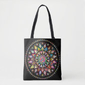 Tote Bag Spectre de mandala couleur (Devant)