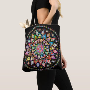Tote Bag Spectre de mandala couleur