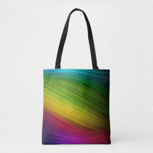 Tote Bag Spectre Impressionnant de Couleurs de Arc-en-Ciel