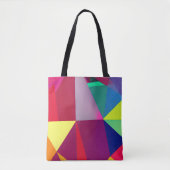 Tote Bag "Spectrum Shift : A Vivid Abstraction" (Devant)