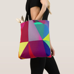 Tote Bag "Spectrum Shift : A Vivid Abstraction"