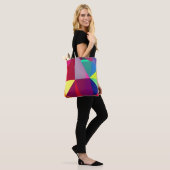 Tote Bag "Spectrum Shift : A Vivid Abstraction" (Sur le modèle)
