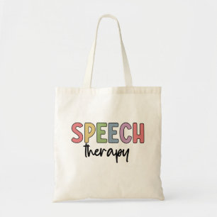 Tote Bag Speech Therapy SLP Speech Pathologist Gifts