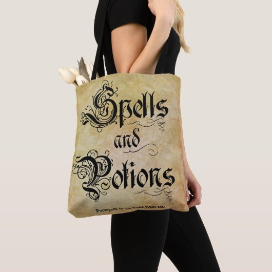 Tote Bag Spells et Potions (De près)