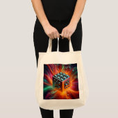 Tote Bag Sphère Platine (Devant (produit))
