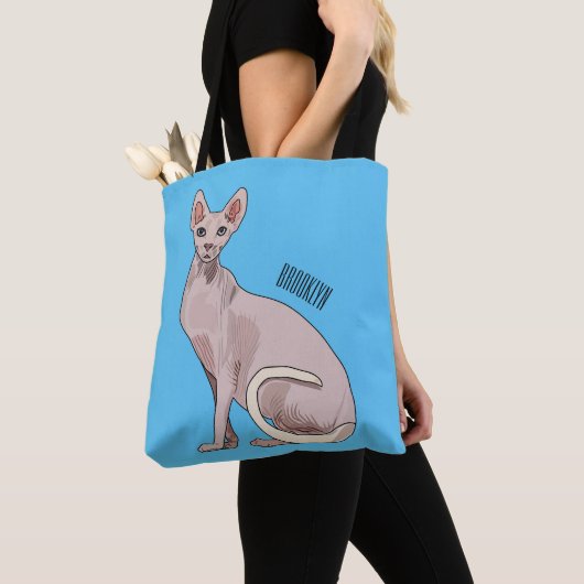 Tote Bag Sphynx cat (De près)