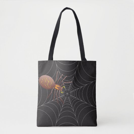Tote Bag Spider Et Spider Web (Devant)