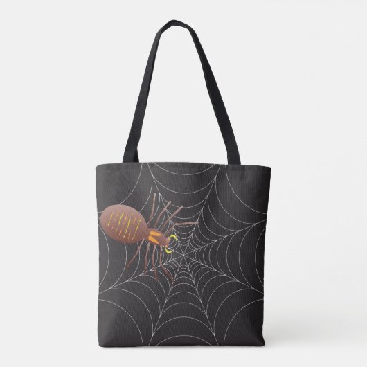 Tote Bag Spider Et Spider Web (Dos)
