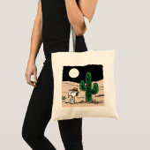 Tote Bag Spike dans un désert illuminé par la Lune (Devant (produit))