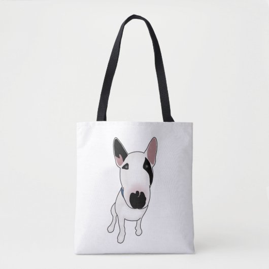 Tote Bag Spike the English Bull Terrier (Devant)