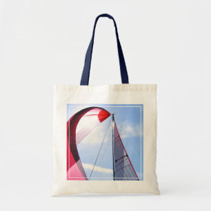 Tote Bag Spinnaker rouge avec Sun