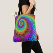 Tote Bag Spiral abstrait Fractal (De près)