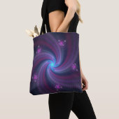 Tote Bag spirale arc-en-ciel (De près)