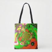 Tote Bag Spirale colorée (Devant)