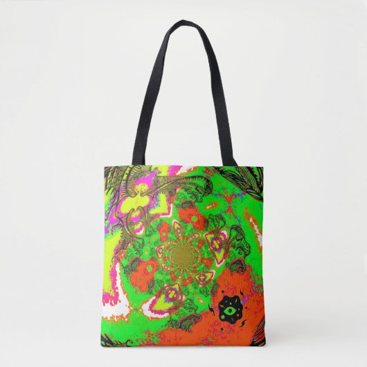 Tote Bag Spirale colorée (Devant)